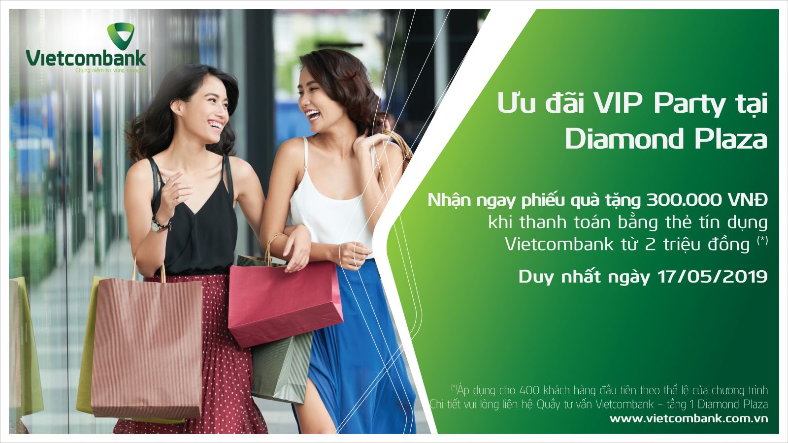 Tất cả các chủ thẻ tín dụng Vietcombank đều có cơ hội nhận quà tặng