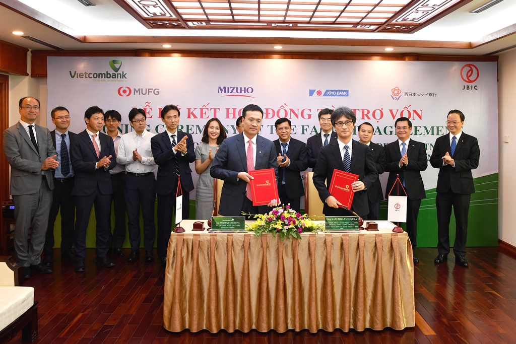Hợp đồng tín dụng giữa Vietcombank và JBIC không chỉ có ý nghĩa hợp tác giữa hai định chế tài chính hàng đầu của hai nước mà còn là biểu tượng cho hợp tác giữa Việt Nam và Nhật Bản nhằm góp phần phát triển kinh tế xã hội bền vững, bảo vệ môi trường