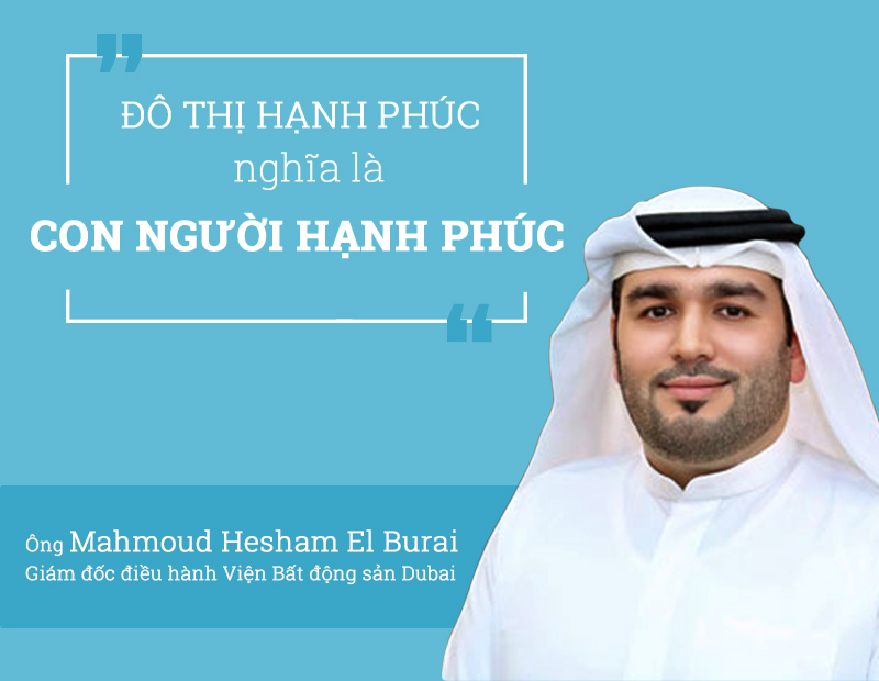 Ông Mahmoud Hesham El Burai – Giám đốc điều hành Viện Bất động sản Dubai 
