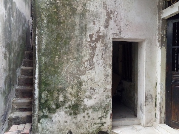 Ngôi nhà của bà Trần Thị Dung đã bị bỏ hoang nhiều năm do xuống cấp nghiêm trọng