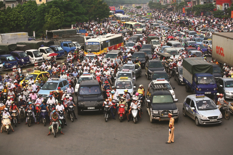 Phương tiện giao thông là tác nhân gây ô nhiễm không khí