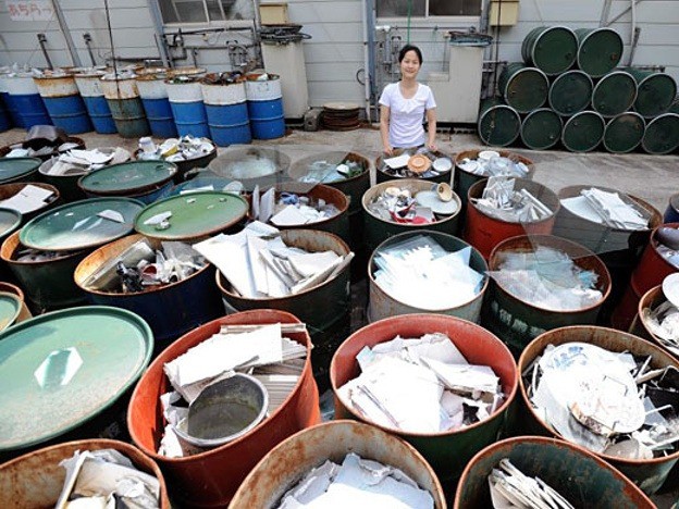 Phân loại rác thải mỗi ngày đã trở thành thói quen của người dân ở Kamikatsu