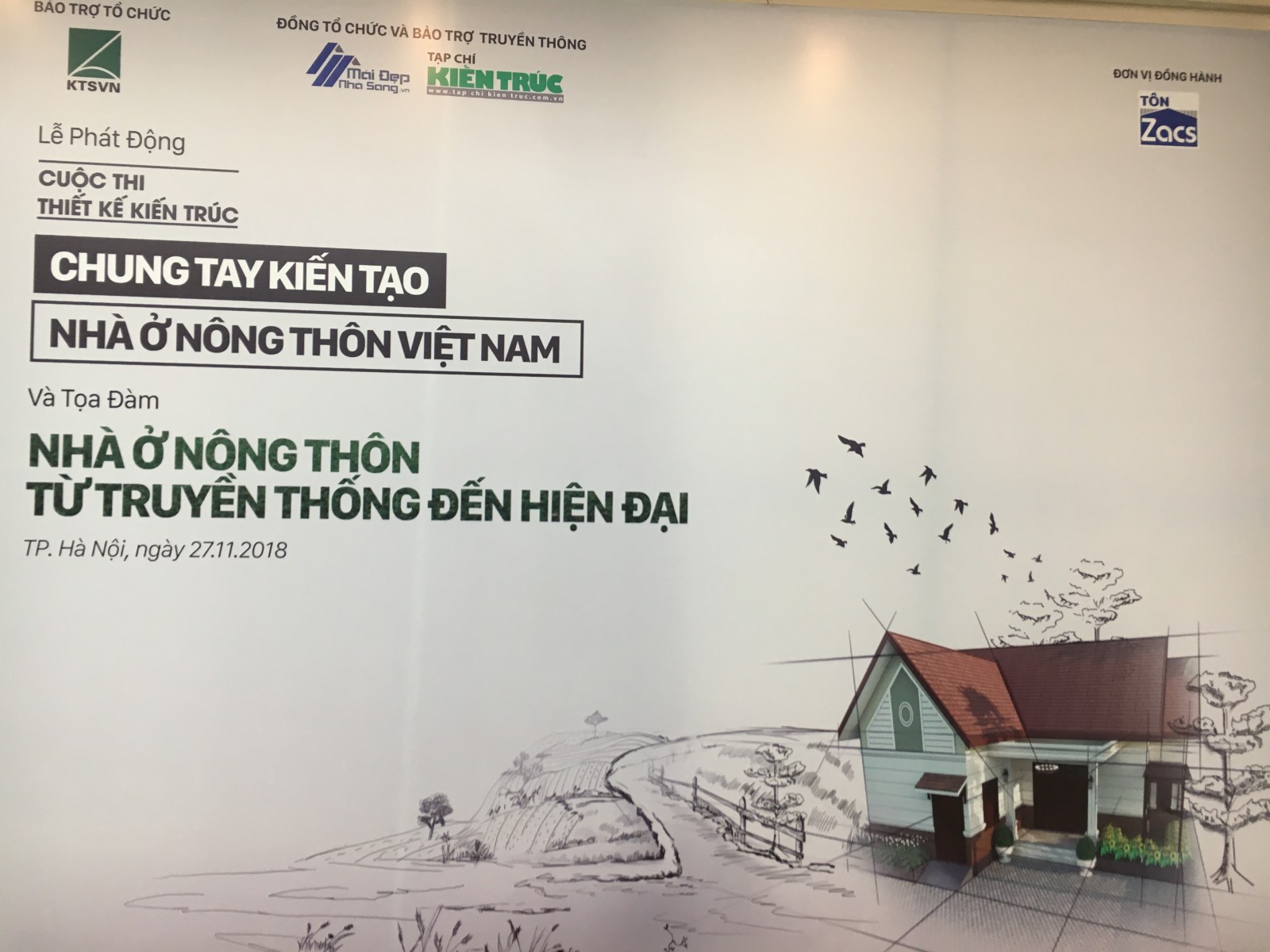 Cuộc thi thiết kế kiến trúc với chủ đề “Chung tay Kiến tạo nhà ở nông thôn Việt Nam” nhằm nghiên cứu, thiết kế, tìm ra những kiến trúc phù hợp cho vùng nông thôn.