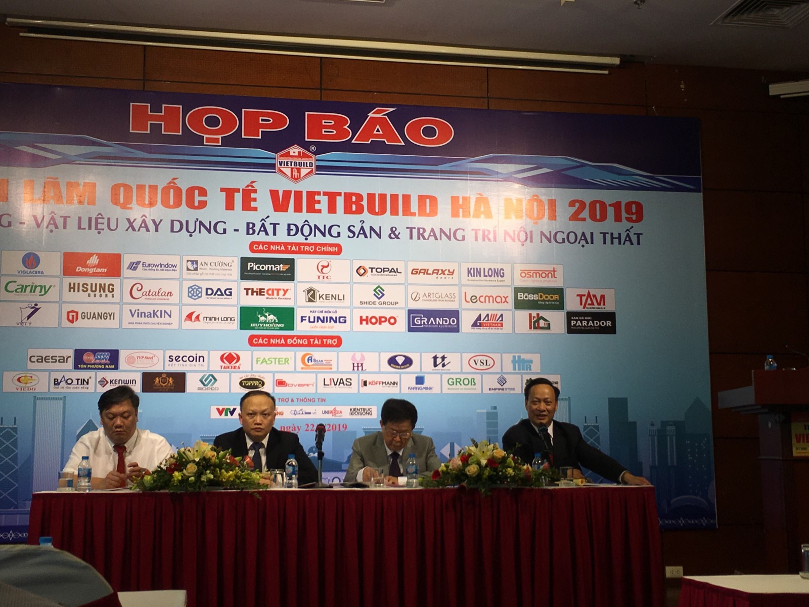 Toàn cảnh sự kiện họp báo Vietbuil Hà Nội năm 2019 lần 1