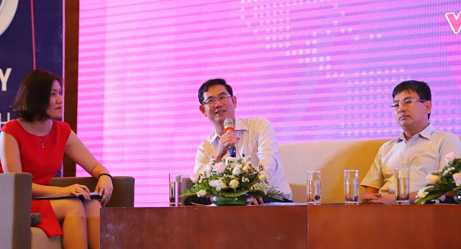 Ông Phạm Văn Hảo, Phó Cục trưởng Cục Hàng không Việt Nam tại phiên thảo luận 1 với chủ đề 