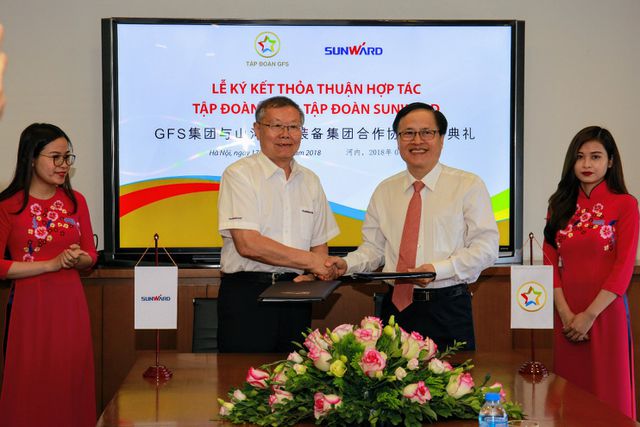 Lễ ký kết thỏa thuận hợp tác giữa Tập đoàn GFS và Tập đoàn Sunward.