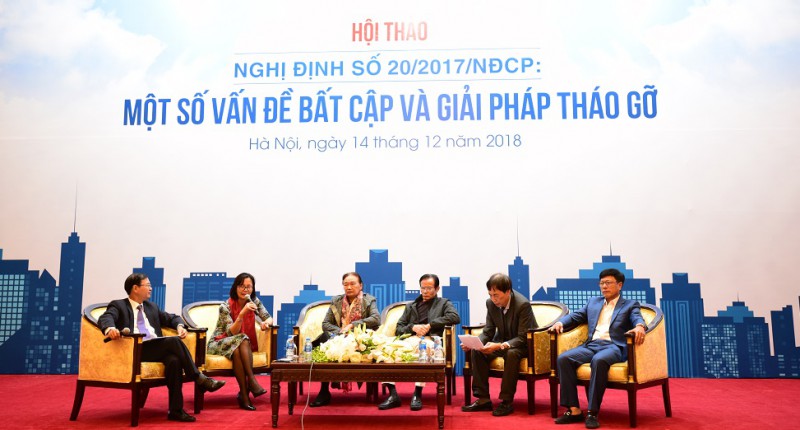 Ngày 14/12, tại Hà Nội, Hiệp hội Bất động sản Việt Nam (VNREA) tổ chức hội thảo tìm giải pháp tháo gỡ khó khăn, bất cập cho doanh nghiệp bất động sản khi áp dụng Nghị định số 20/2017/NĐ - CP (Nghị định 20) quy định về quản lý thuế đối với doanh nghiệp có giao dịch liên kết.