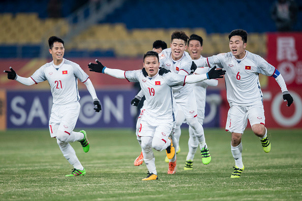 Quang Hải và các đồng đội đội tuyển U23 Việt Nam đang làm nên lịch sử cho bóng đá Việt Nam tại đấu trường quốc tế.