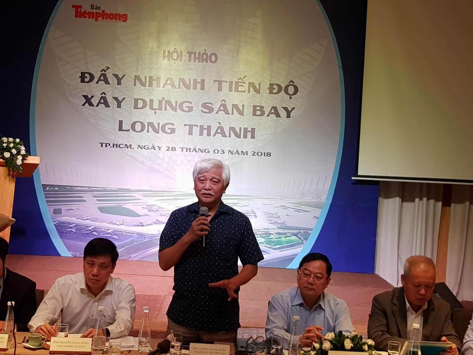 Nhà sử học Dương Trung Quốc, Đại biểu quốc hội tỉnh Đồng Nai chia sẻ những khó khăn thách thức mà Đồng Nai đang gặp tại Dự án Sân bay Quốc tế Long Thành.