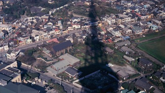 Một góc thủ đô nước Nhật năm 1965 nhìn từ tháp Tokyo
