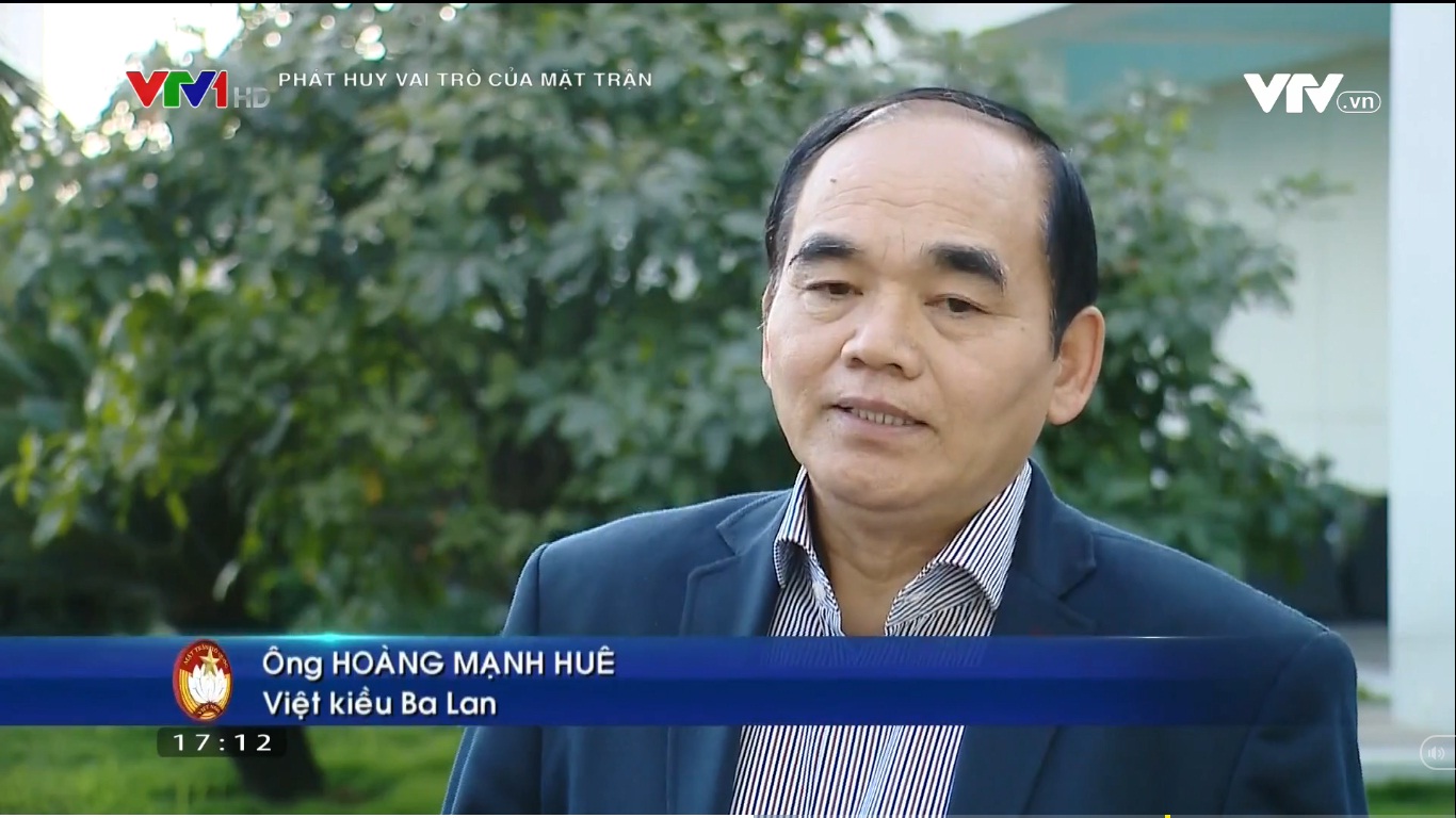 Ông Hoàng Mạnh Huê (nguồn: VTV)