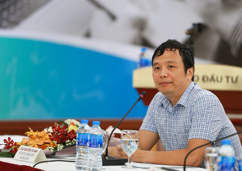 Ông Nguyễn Tú Anh, Phó Vụ trưởng Vụ Chính sách tiền tệ. (Ảnh: Đỗ Linh)