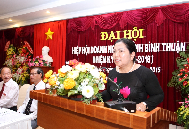 Bà Vũ Thị Thu Hà - Giám đốc VCCI Vũng Tàu (Ảnh: doanhnghiepbinhthuan.vn)