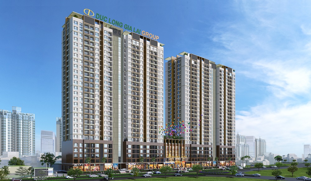 dự án Đức Long Golden Land (Trung tâm thương mại dịch vụ và căn hộ cao cấp Sunshine Apartment tại phường Tân Thuận Tây, quận 7, TP.HCM)