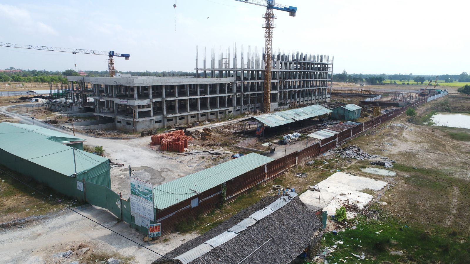 Bệnh viện Đa khoa 500 giường Thị xã Kiến Tường đang xây dựng