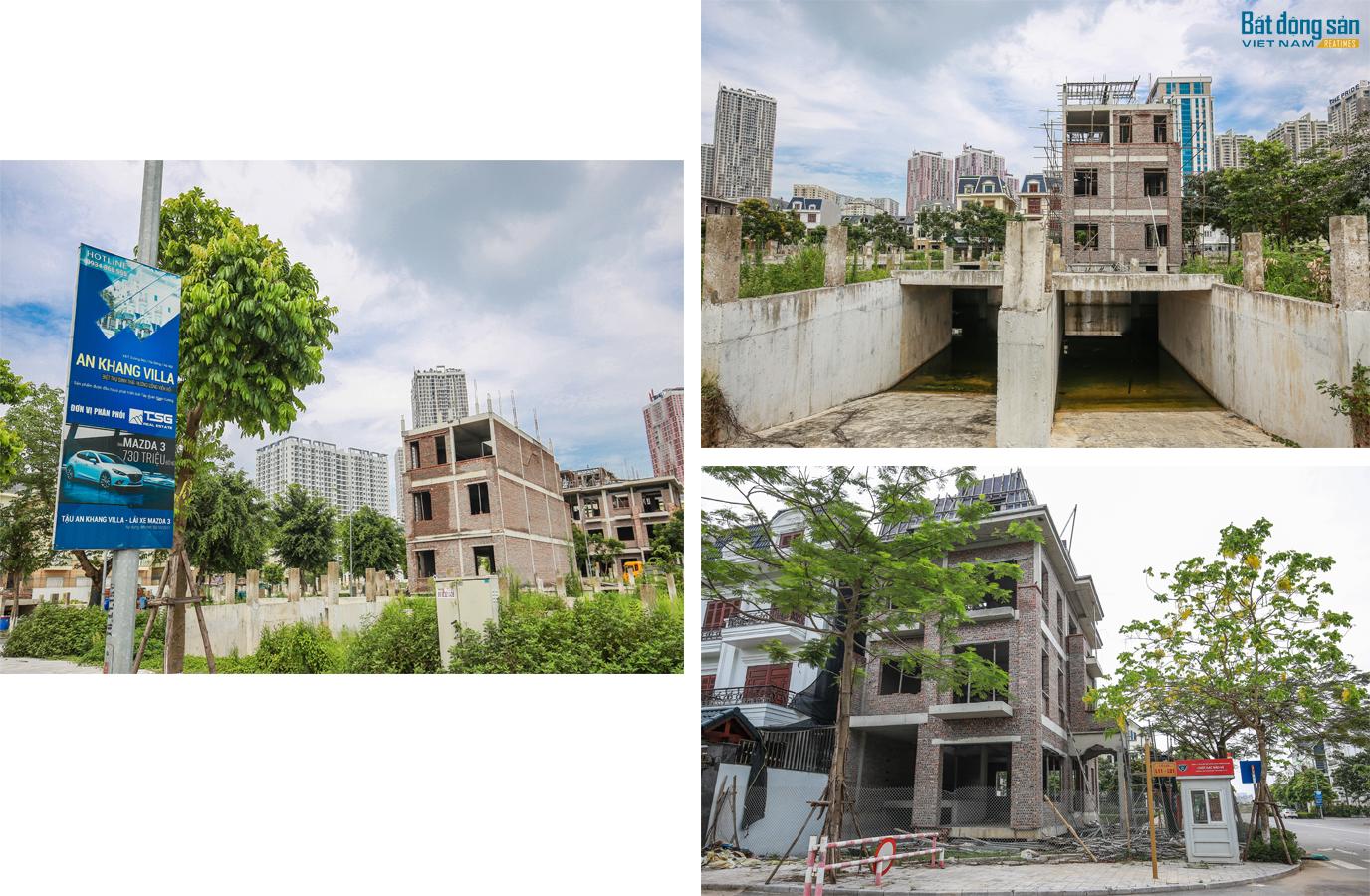 Hiện tượng các công trình bị bỏ hoang tại khu đô thị mới Dương Nội ( Ảnh & Thiết kế: Đỗ Linh)
