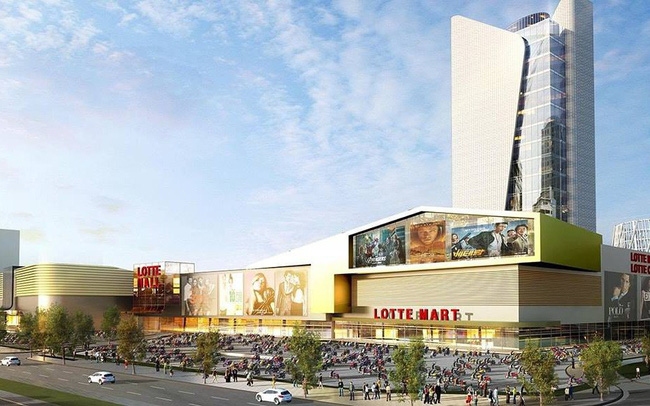 Đại siêu thị Lotte Maill lớn nhất Hà Nội rục rịch triển khai.