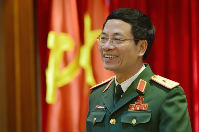 Quyền Bộ trưởng Bộ Thông tin và Truyền thông Nguyễn Mạnh Hùng.