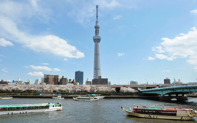Tháp truyền hình của VTV dự định ban đầu sẽ vượt cả kỷ lục của tháp Tokyo Skytree. Ảnh: Telegraph.