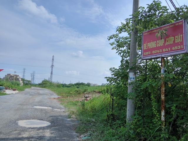 Khu đô thị mới Thịnh Liệt (quận Hoàng Mai) của Tổng công ty xây dựng Licogi rộng 35 ha, chậm tới 14 năm (Ảnh: Dân Việt).