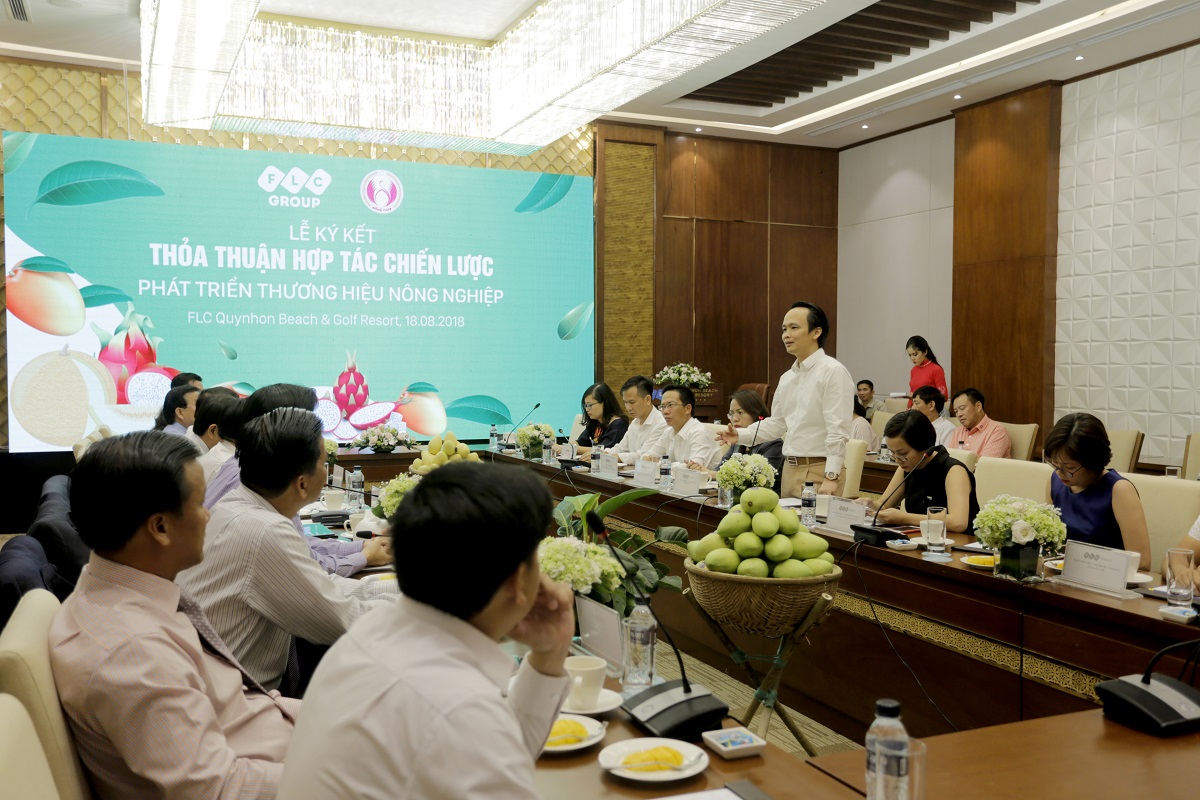 Ông Trịnh Văn Quyết, Chủ tịch Tập đoàn FLC cho biết, sau đây FLC sẽ hành động quyết liệt, đẩy mạnh đầu tư để trái Xoài Cao Lãnh được nhiều người biết đến.