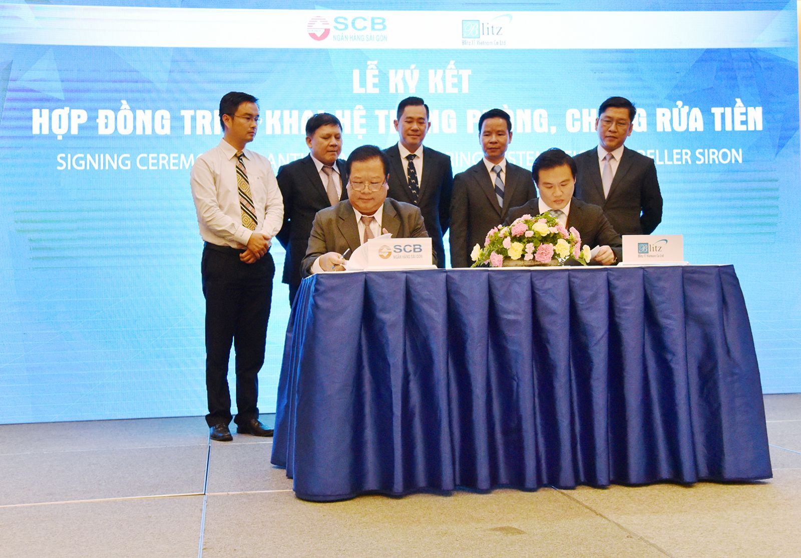 SCB đã ký kết hợp tác với Công ty Blitz IT Việt Nam.