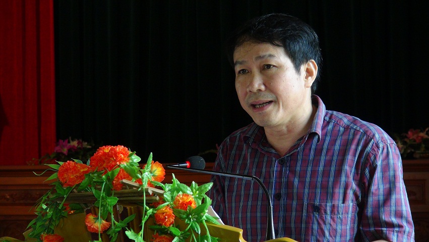 Ông Lê Sỹ Chiến, Phó Chủ tịch UBND TP. Vinh.
