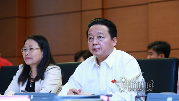 Bộ trưởng TN&MT Trần Hồng Hà. Ảnh: Phạm Hải