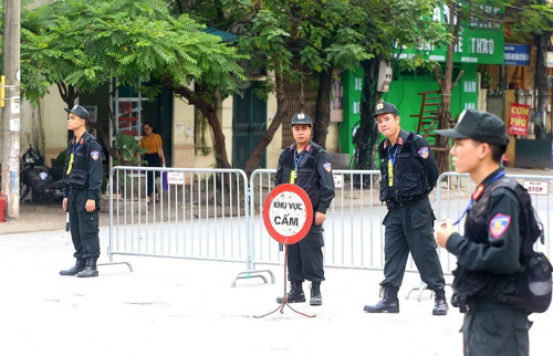 Công an Hà Nội sẽ cấm nhiều tuyến phố để phục vụ lễ quốc tang nguyên Tổng bí thư Đỗ Mười trong hai ngày 6-7/10. Ảnh. Bá Đô