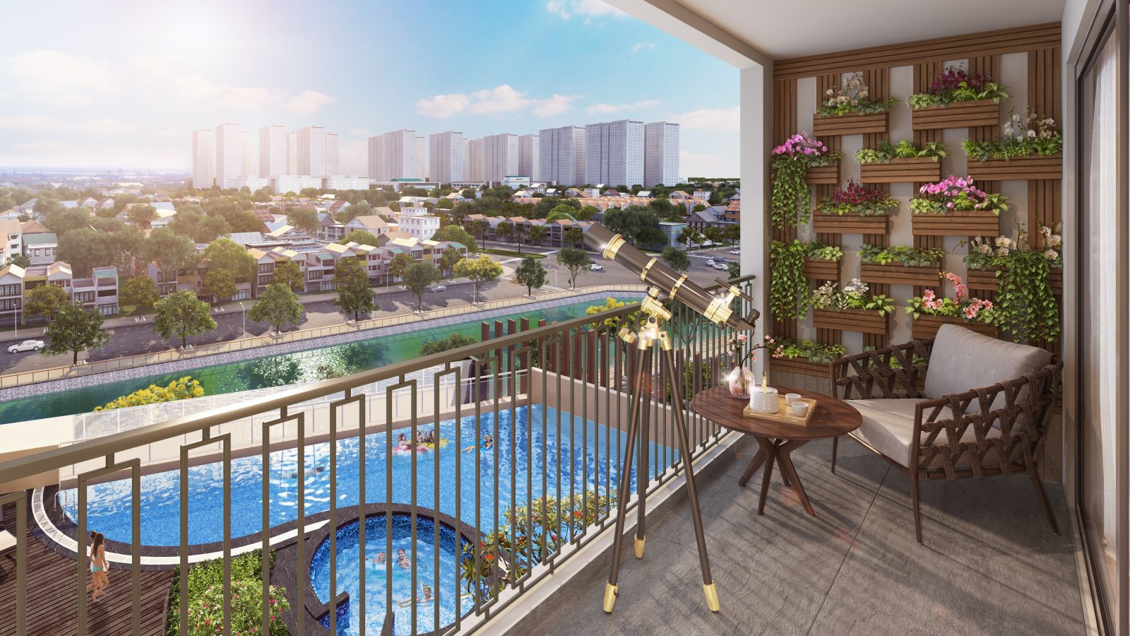 Hinode City - dự án hiếm hoi tại Hà Nội bàn giao hoàn thiện tới cả ban công căn hộ.