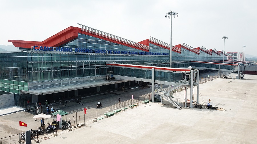 Sân bay Quốc tế Vân Đồn dự kiến đưa vào khai thác từ 25/12 năm nay.