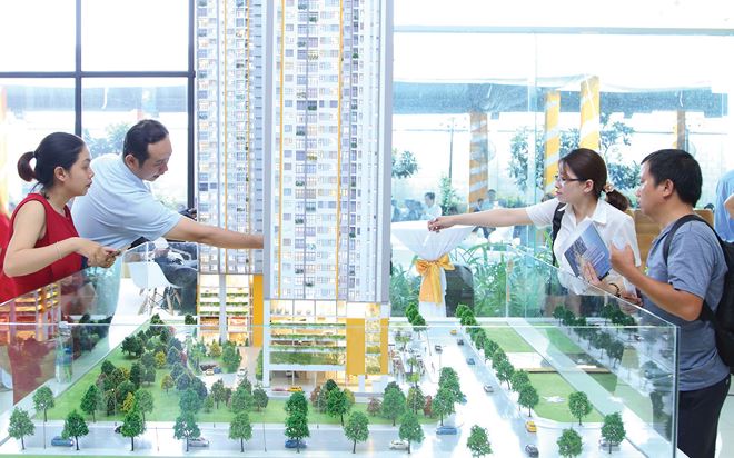 Dự án Phú Đông Premier tại thị xã Dĩ An là dự án có chiều cao nhất Bình Dương hiện nay. Ảnh: Gia Huy