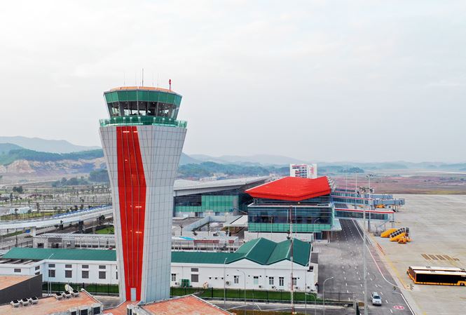 Sân bay quốc tế Vân Đồn do Sun Group đầu tư.