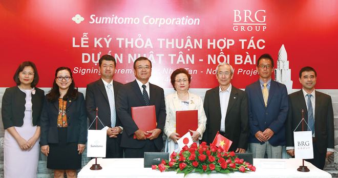 BRG bắt tay với Tập đoàn Sumitomo (Nhật Bản) đầu tư dự án siêu đô thị thông minh tại Đông Anh (Hà Nội) với tổng vốn đầu tư hơn 4,1 tỷ USD