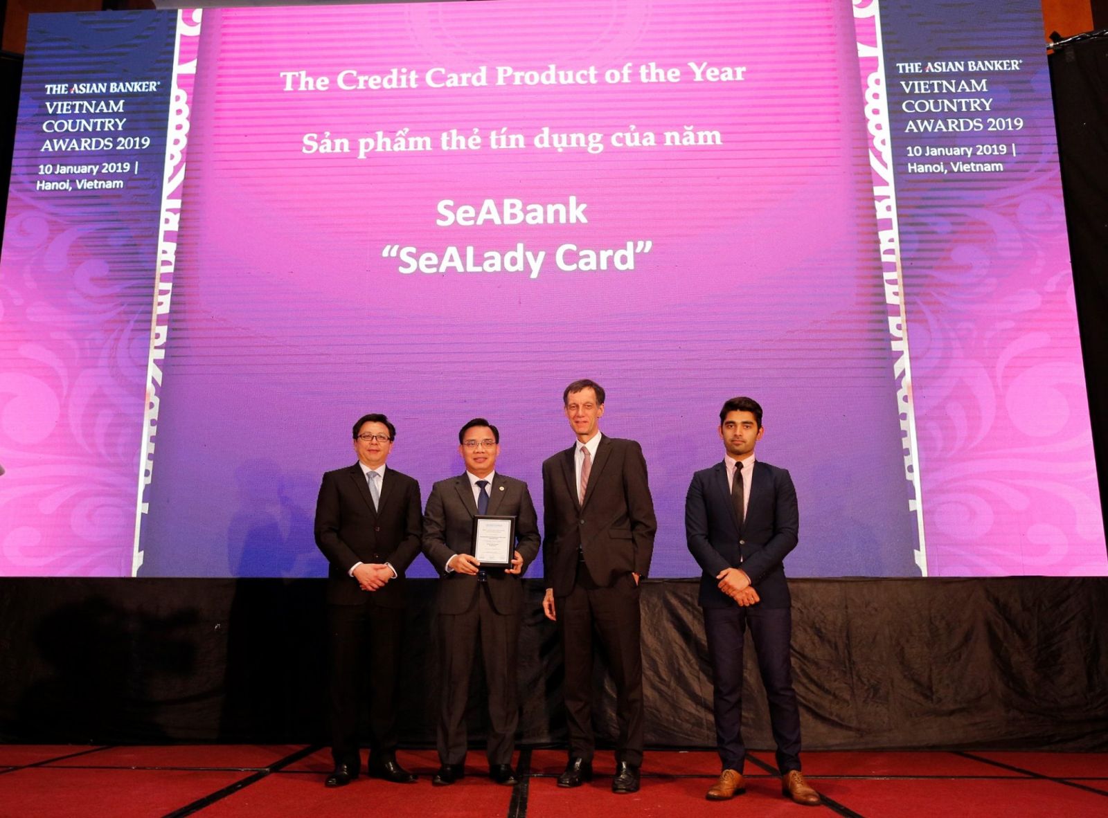 Thẻ tín dụng quốc tế Sealady vinh dự được The Asian Banker bình chọn là “Sản phẩm thẻ tín dụng tiêu biểu của năm 2018”