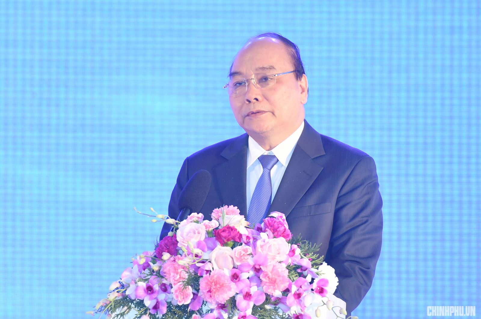 Thủ tướng Nguyễn Xuân Phúc phát biểu tại buổi lễ. Ảnh: VGP/Quang Hiếu