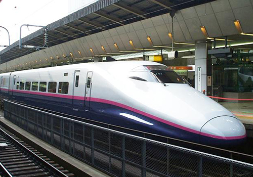 Tuyến đường sắt tốc độ cao ở Nhật.