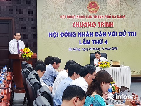 Chủ tịch UBND TP Đà Nẵng Huỳnh Đức Thơ phát biểu tại Chương trình 