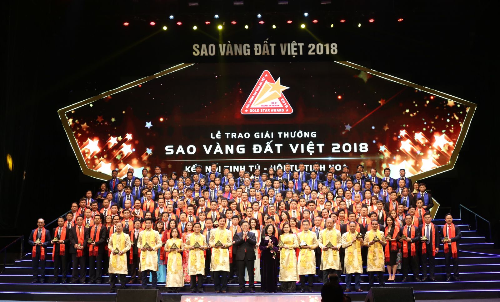 doanh nghiệp đạt giải thưởng Sao Vàng đất Việt 2018.