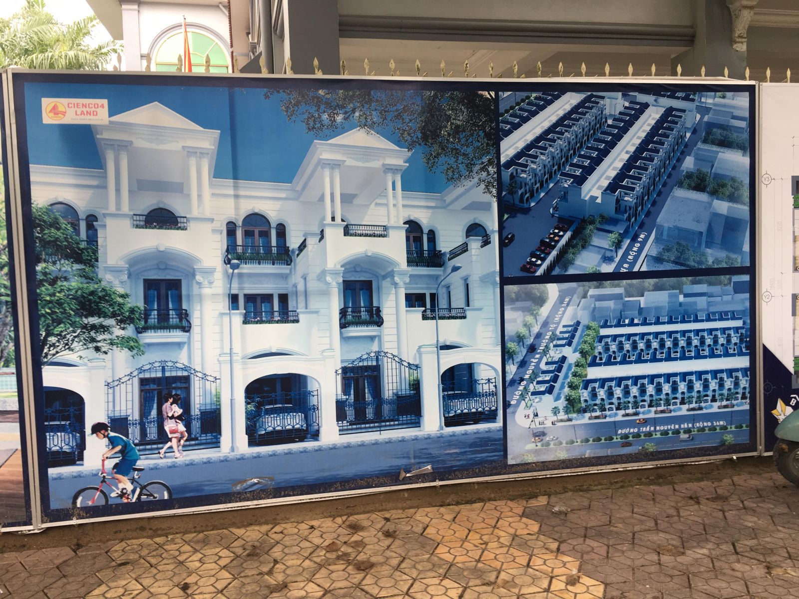 Dự án Khu dịch vụ thương mại, nhà ở và chung cư cao tầng được chủ đầu tư quảng cáo rùm beng trên     đường Nguyễn Trường Tộ