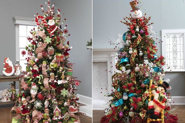 Cách trang trí cây thông Noel phong cách nghộ nghĩnh