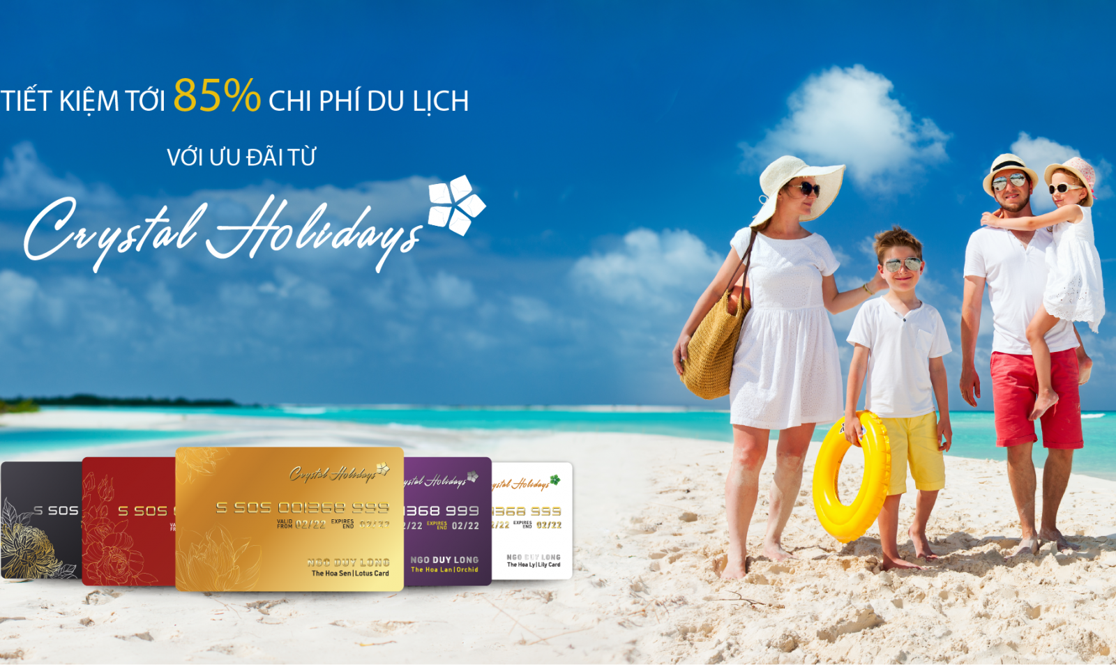 Chủ thẻ PVcombank Mastercard có cơ hội nhận ưu đãi giảm tới 85% chi phí du lịch nghỉ dưỡng 5 sao từ Crystal Holidays