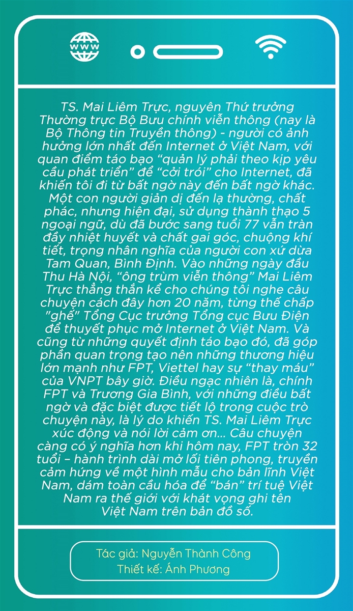 Trương Gia Bình trong mắt người mở đường đưa Internet vào Việt Nam- Ảnh 1.