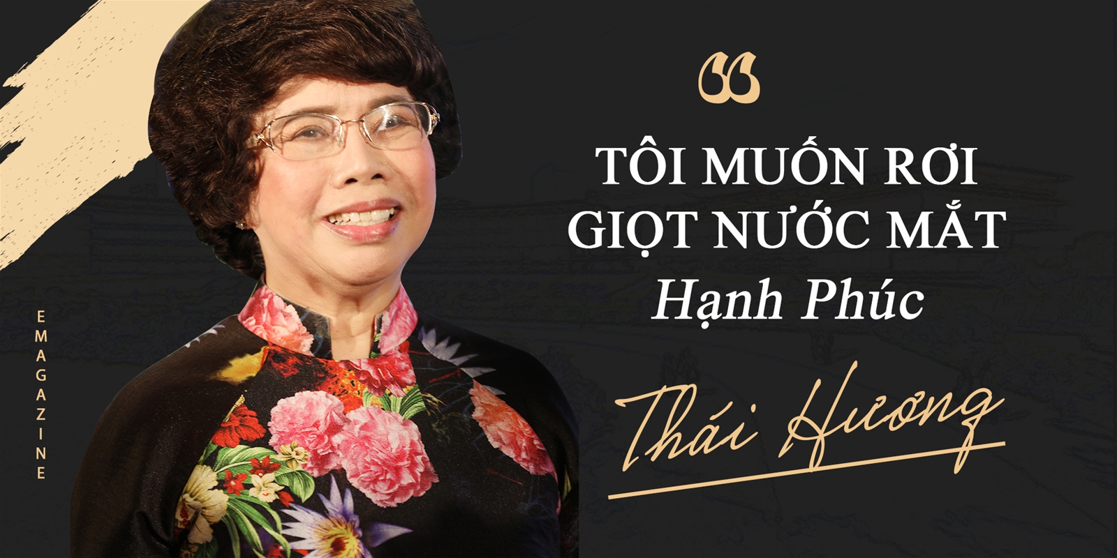 Bà Thái Hương: "Tôi muốn rơi giọt nước mắt hạnh phúc"