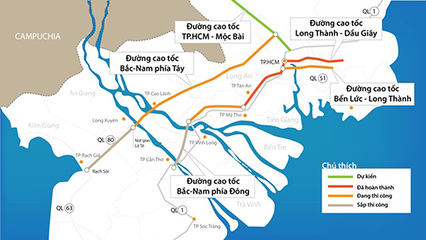 Các nguyên tắc chuyển đầu tư công 3 dự án cao tốc Bắc - Nam phía Đông