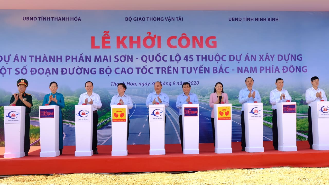 Thủ tướng chính phủ dự lễ khởi công dự án cao tốc Bắc Nam tại Thanh Hóa