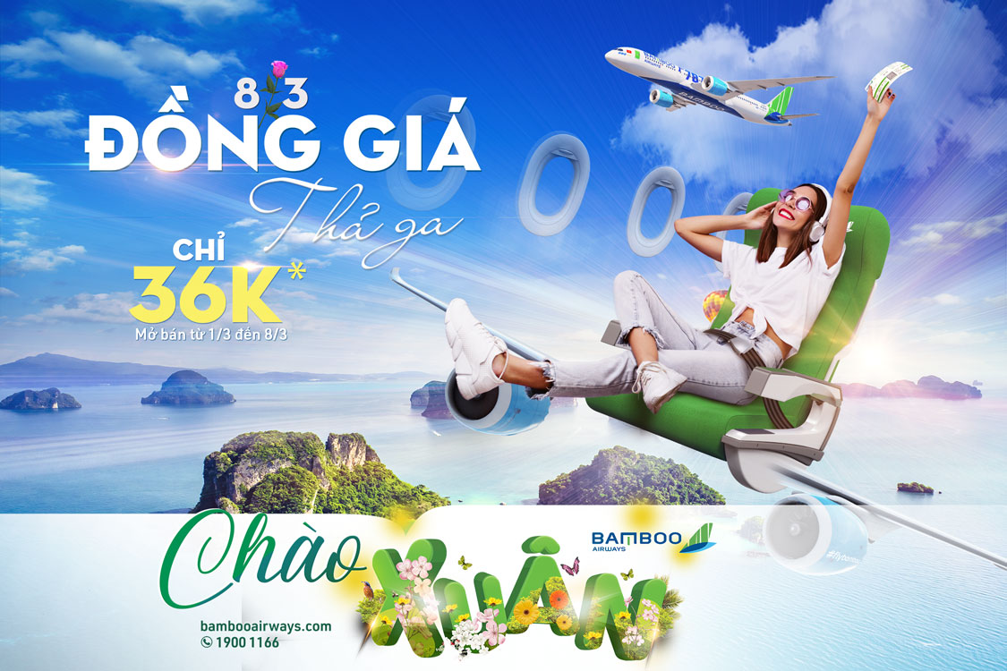 Bamboo Airways đã sẵn sàng tặng quà cho một nửa xinh đẹp của thế giới