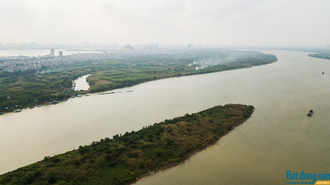 Hình hài đô thị sông Hồng do Nhà nước quy hoạch.