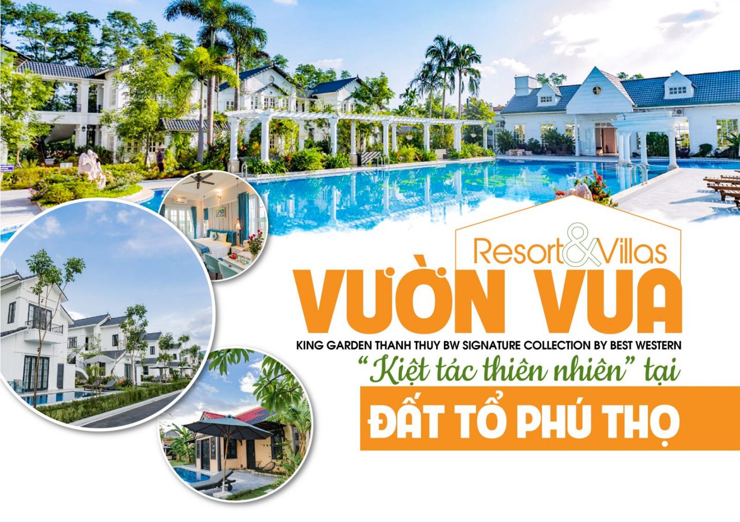 Vườn Vua Resort & Villas “kiệt tác thiên nhiên“ tại Đất tổ Phú Thọ