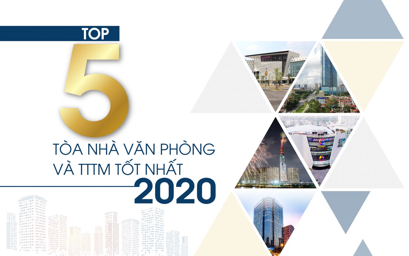 Top 5 tòa nhà văn phòng và TTTM tốt nhất năm 2020